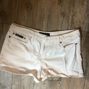 Women’s White Jean Shorts